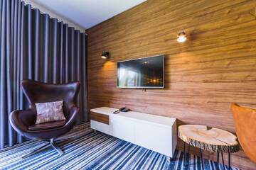 Фото номера Семейный номер-студио Лоджи Domki Osada Bacówka Radawa &amp; SPA г. Радава 16