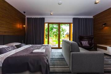 Фото номера Номер-студио с террасой Лоджи Domki Osada Bacówka Radawa &amp; SPA г. Радава 21